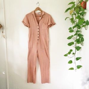 NWT Free People Beach Mauve/Pale Pink Jumpsuit